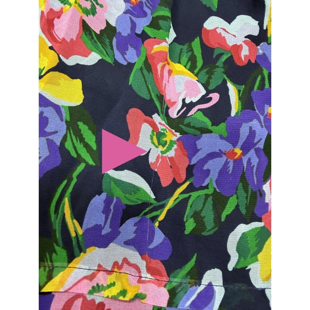 Anthropologie Maxi Dress Blue Floral Somerset Strapless Preppy Vacay Large NWT - Picture 12 of 12